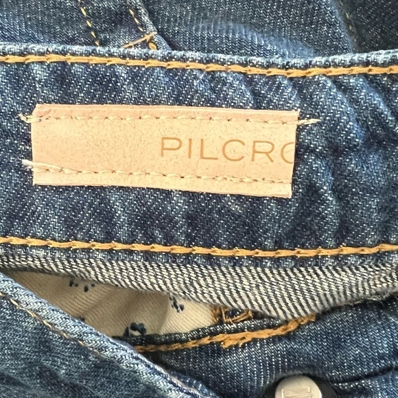 ANTHROPOLOGIE Pilcro The Annie Wide Leg Ultra High Rise Paint Splatter Jeans 28 - Picture 11 of 13